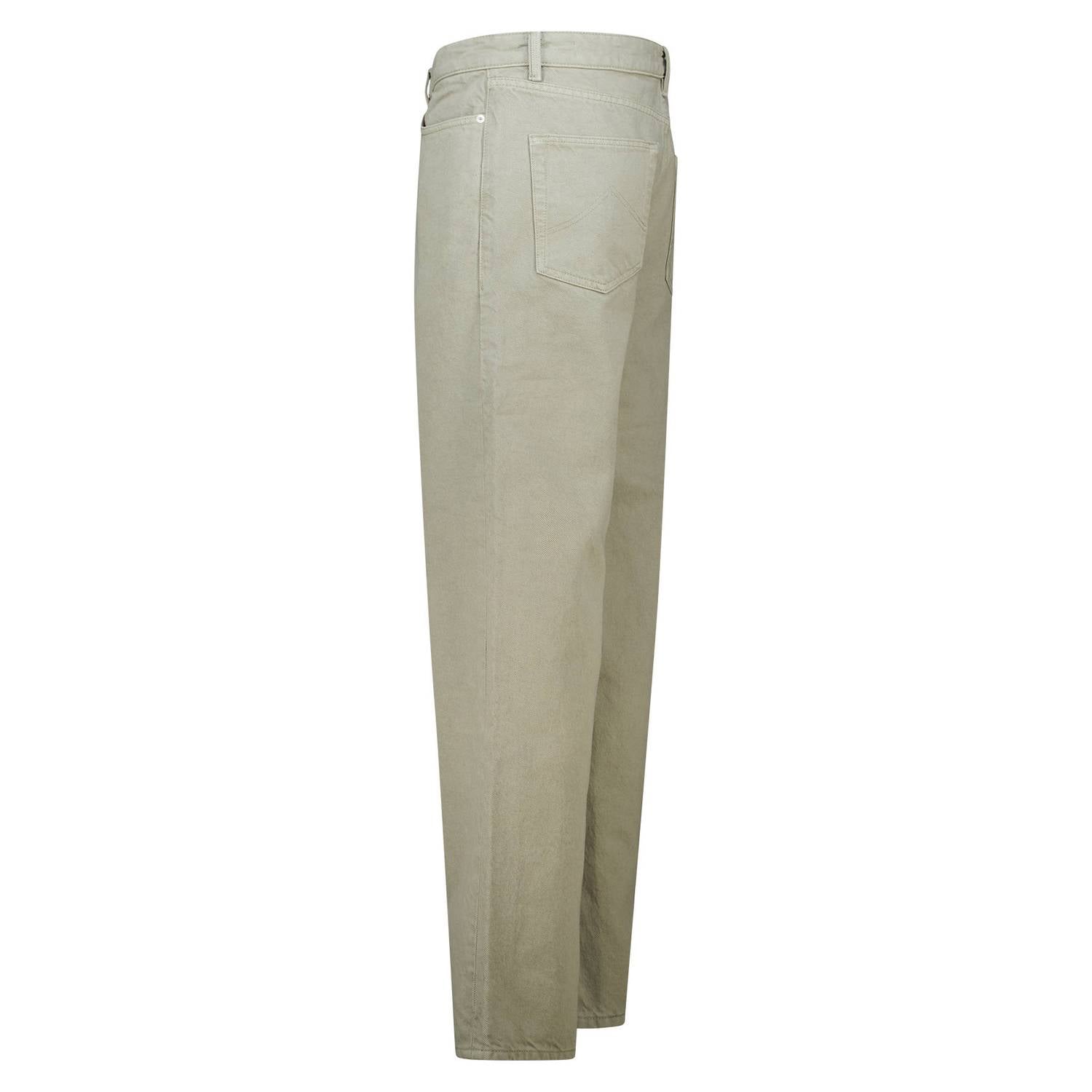 America Today Dallas loose fit straight leg jeans kaki