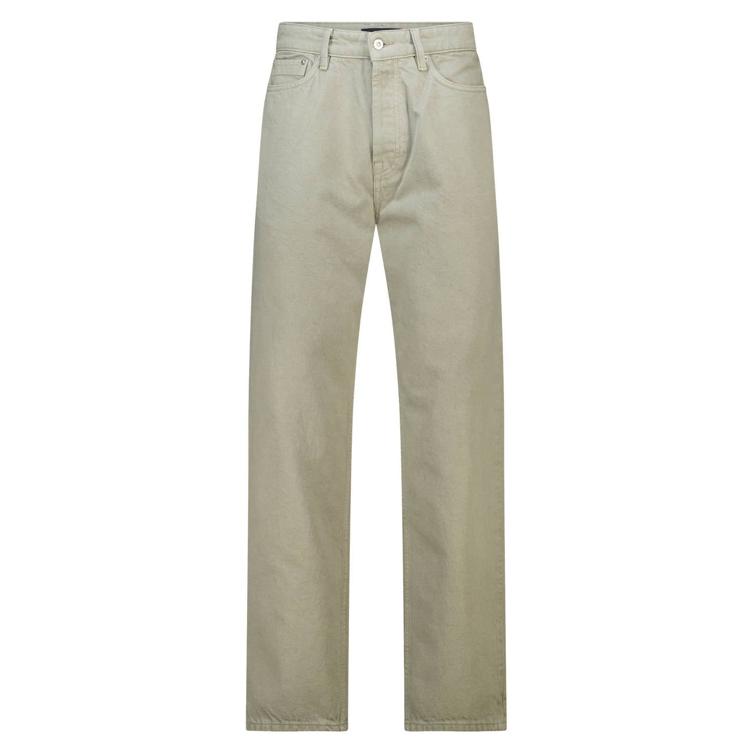 America Today Dallas loose fit straight leg jeans kaki