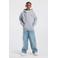 America Today sweater met backprint - grijs