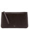 Mango clutch bruin