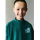 Mango Kids sweater met backprint - groen