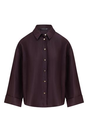 blouse - donkerrood
