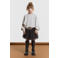 Alix Mini oversized sweater met print - lichtgrijs