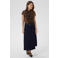 Saint Tropez semi-transparante blouse met ruches - donkerbruin