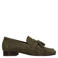 Manfield suède loafers - donkergroen