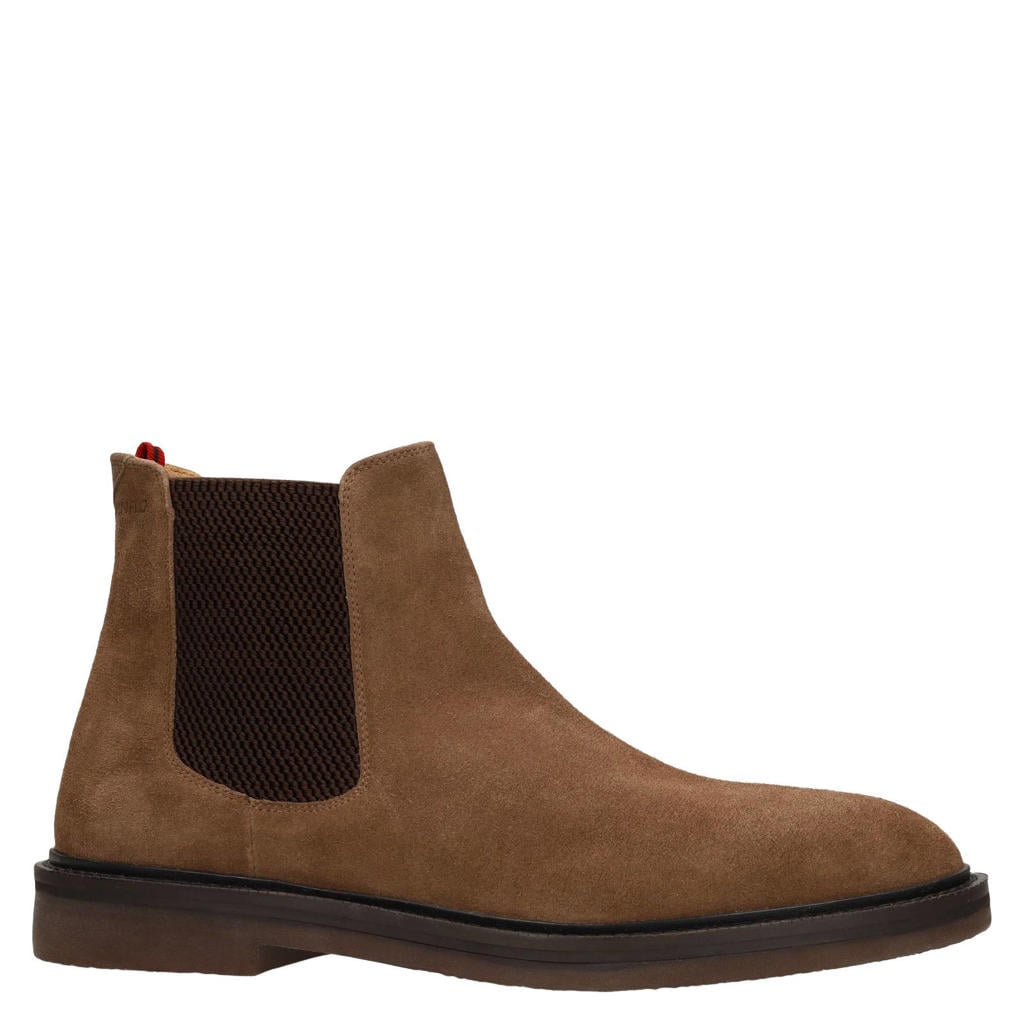 Manfield suède chelsea boots - cognac