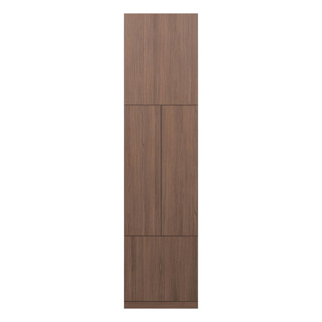 WOOOD Build Smalle Opbergkast - Walnoot Fineer - Bruin - 215x54x41