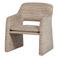 WOOOD Lyric Fauteuil - Streep Dessin - Naturel - 81x70x65