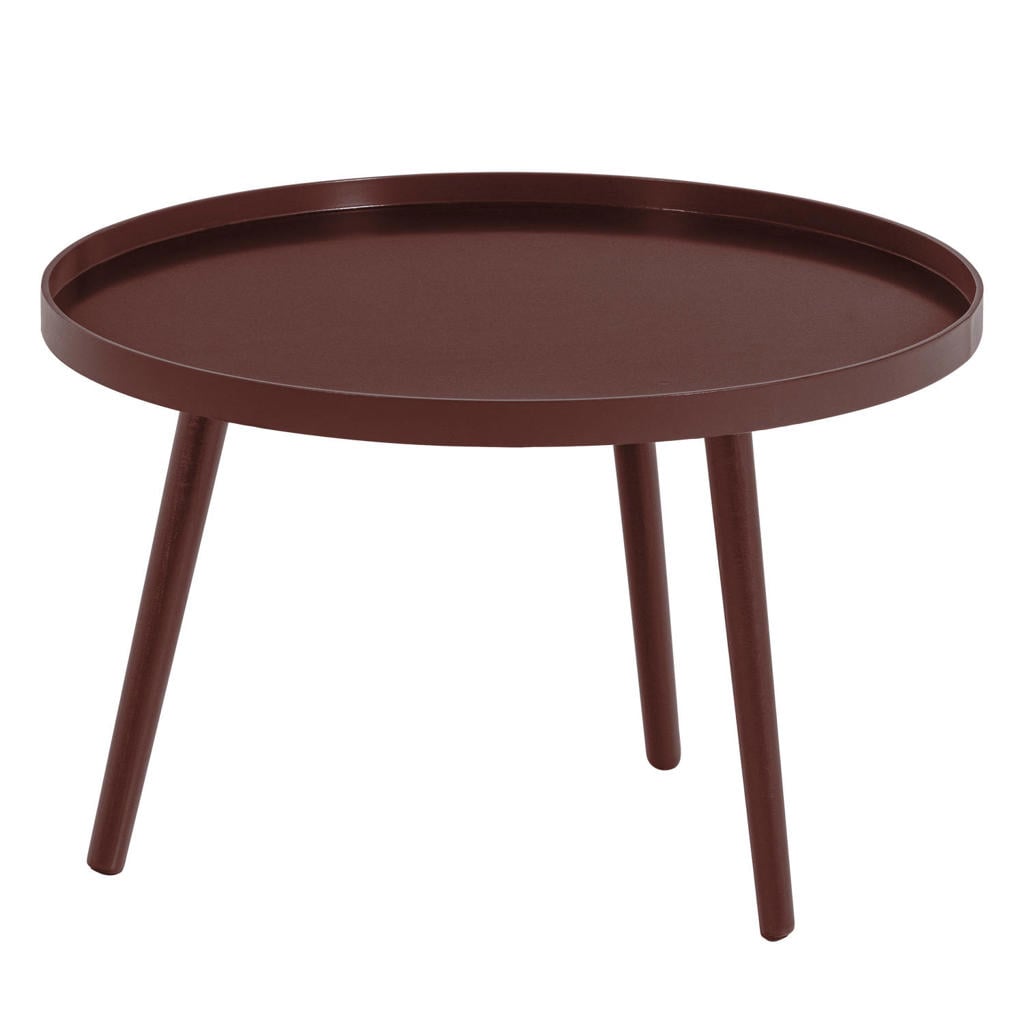 WOOOD Mesa houten bijzettafel - rood