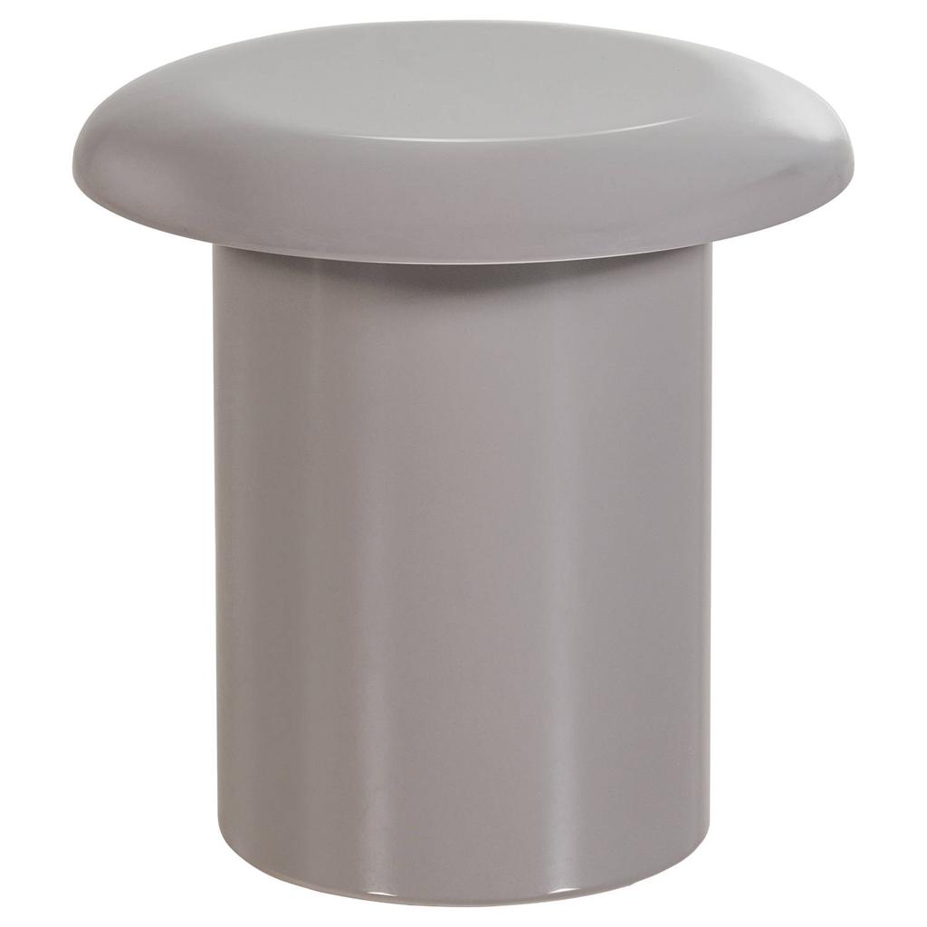 WOOOD Alvo Bijzettafel - MDF Hoogglans - Lichtgrijs - 45x45x45