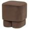 WOOOD WOOOD Valen Poef - Velvet - Bruin - 42x40x40