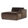 WOOOD Mojo Base Chaise Longue Bank Rechts - Velvet - Bruin