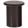 WOOOD WOOOD Mavon Bijzettafel - MDF Hoogglans - Donkerbruin - 45x40x40