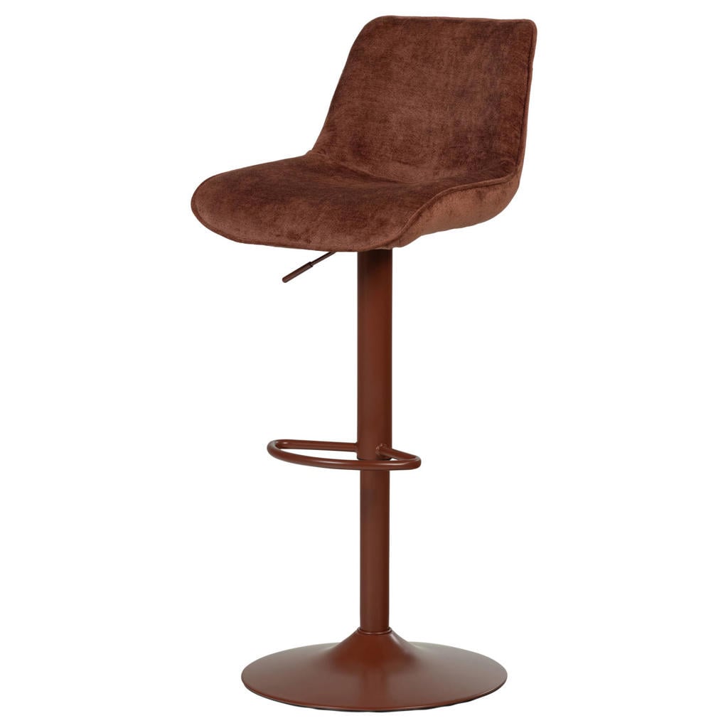 WOOOD Marten barkruk zithoogte 88 cm - kastanjebruin