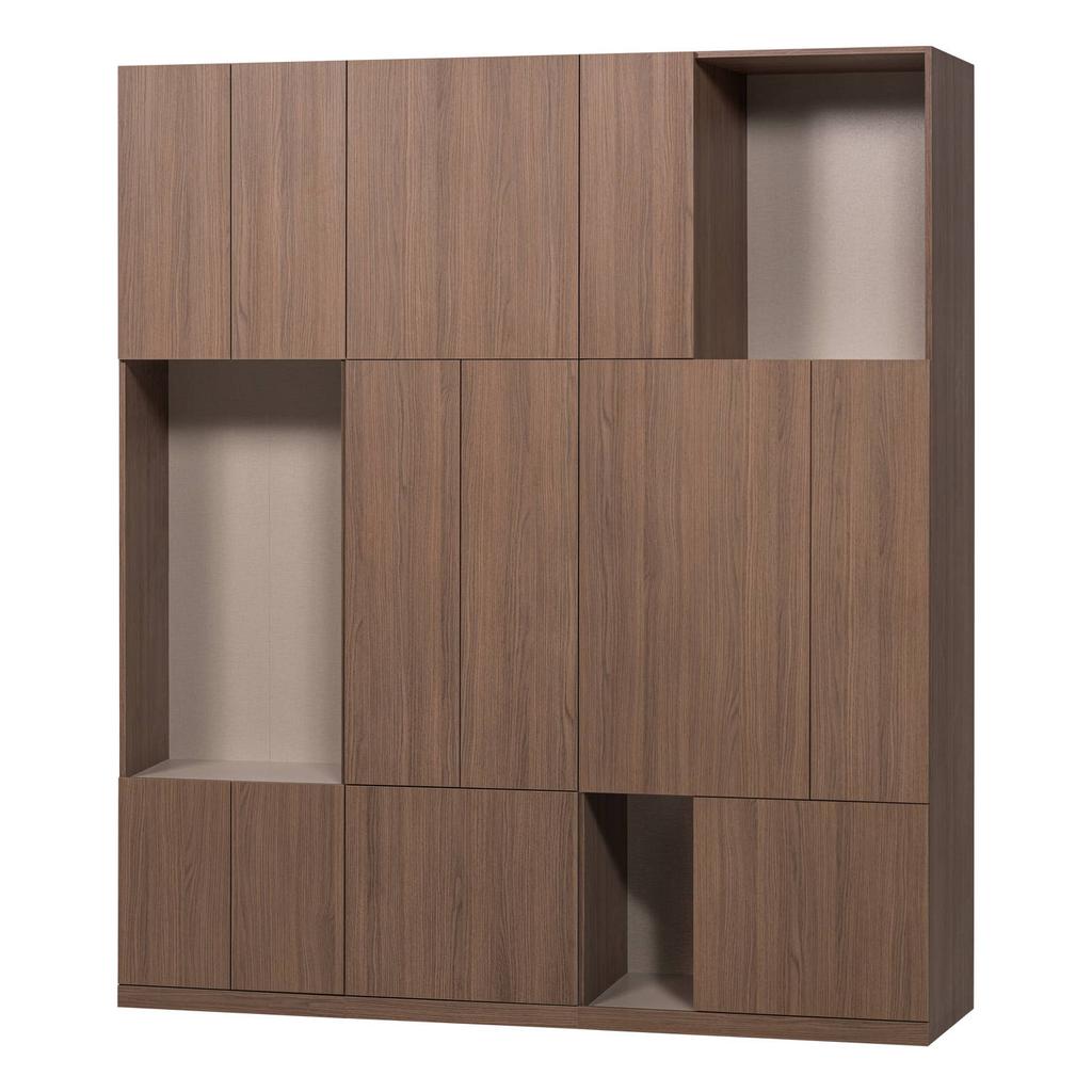WOOOD Build Wandkast Combinatie 188 cm - Eiken Decor - Naturel