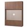 WOOOD Build Tv Opbergkast 160 cm - Walnoot Fineer - Bruin - 215x160x41