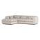 WOOOD Brenvo Hoekbank Links - Structure Velvet - Lichtbruin