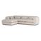 WOOOD WOOOD Brenvo Hoekbank Links - Structure Velvet - Lichtbruin