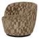 WOOOD Serra Draaifauteuil - Grafisch Patroon - Olijfgroen - 68x70x77