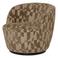 WOOOD WOOOD Serra Draaifauteuil - Grafisch Patroon - Olijfgroen - 68x70x77