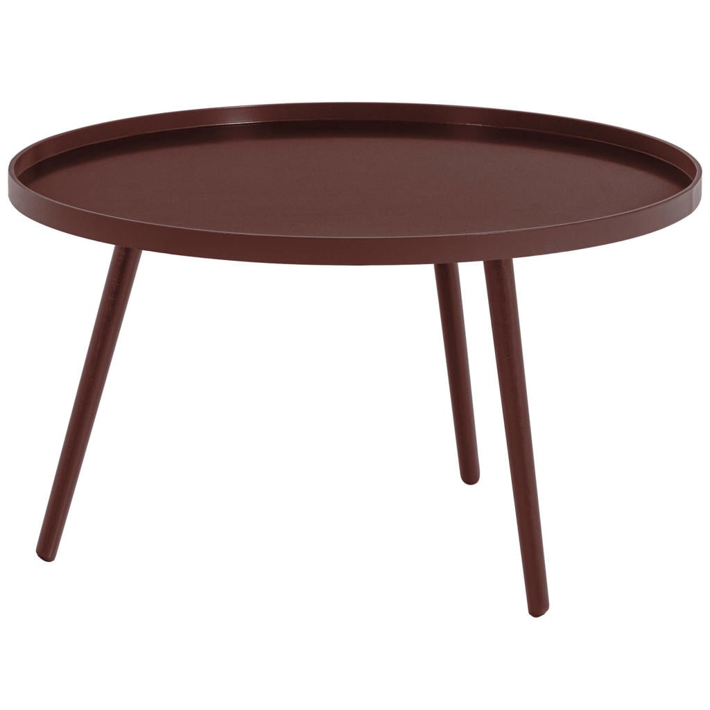 WOOOD Mesa houten bijzettafel - rood