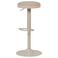 WOOOD WOOOD Mevo Barstoel In Hoogte Verstelbaar - Chenille - Zand - 82x42x42