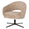 WOOOD WOOOD Pico Draaifauteuil - Wollig Structuur - Zand - 74x71x69