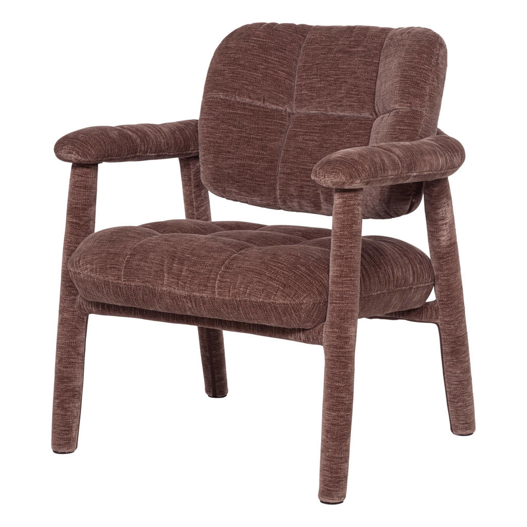WOOOD Loom fauteuil - oudroze
