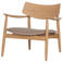 WOOOD Bask fauteuil met armleuningen - naturel