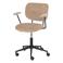 WOOOD WOOOD Brint Bureaustoel Met Armleuning - Zand - 87x62x63