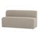 WOOOD Mojo Base Eetbank 164 cm Rugleuning - Bouclé - Bruin - 83x164x76