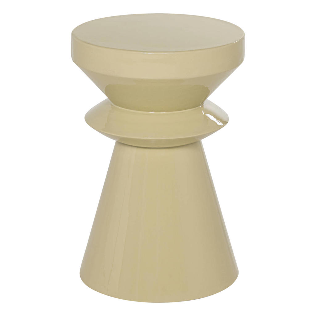 WOOOD WOOOD Fedde Bijzettafel - Metaal - Oud Roze - 47x30x30