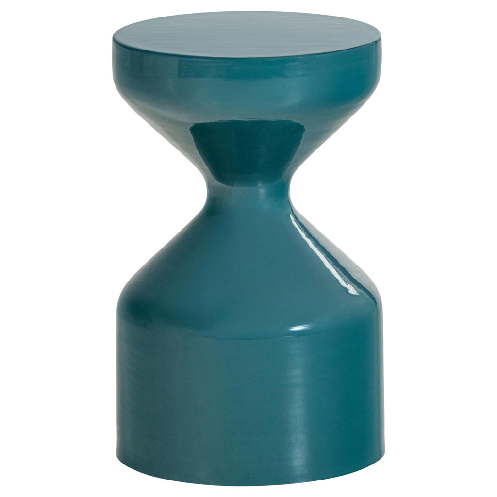 WOOOD Floyd bijzettafel - petrolblauw