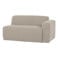 WOOOD WOOOD Mojo Base 1,5-zits Bank Arm Rechts - Bouclé - Beige - 74x145x97