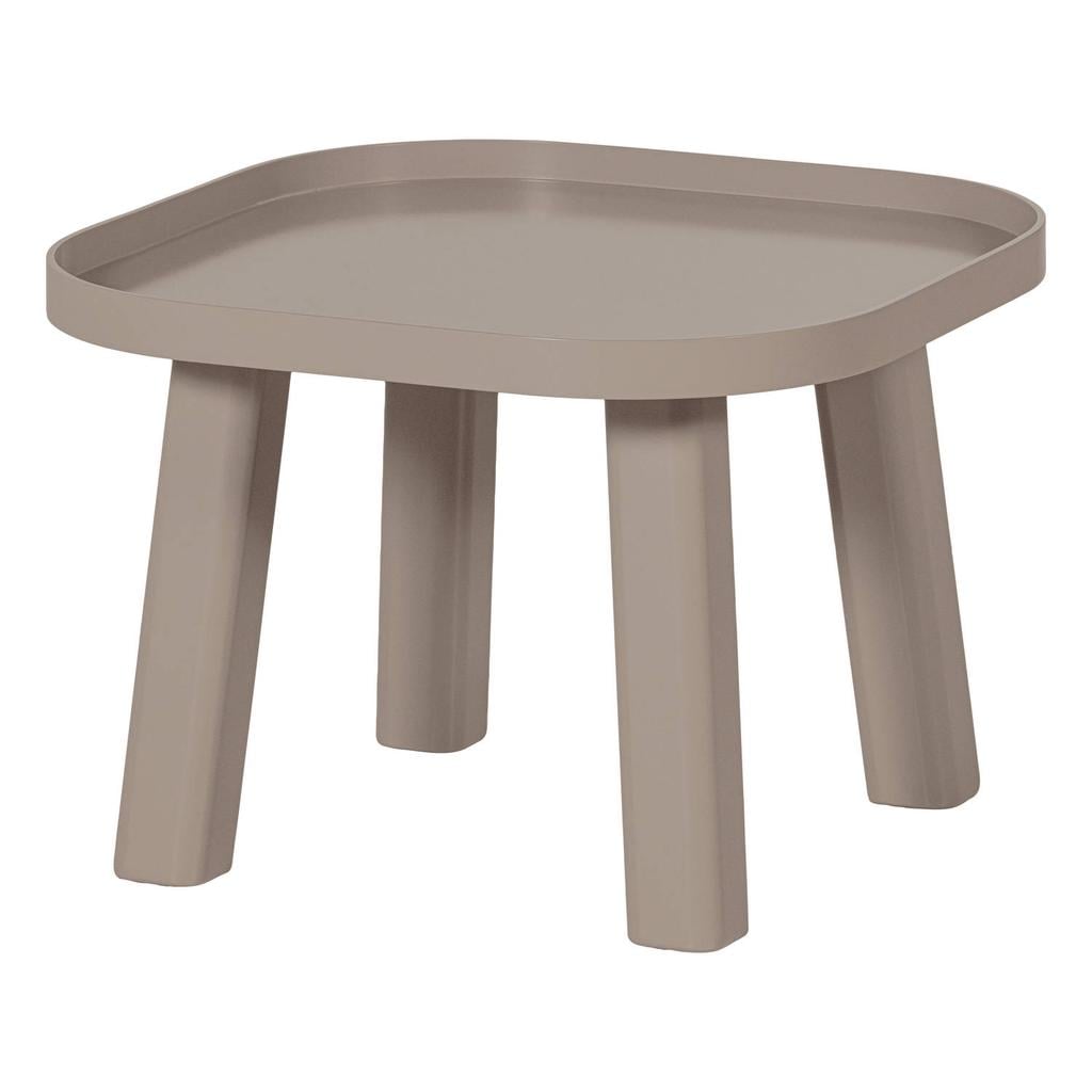 WOOOD WOOOD Mosa Bijzettafel - Hout - Zand - 42x60x60