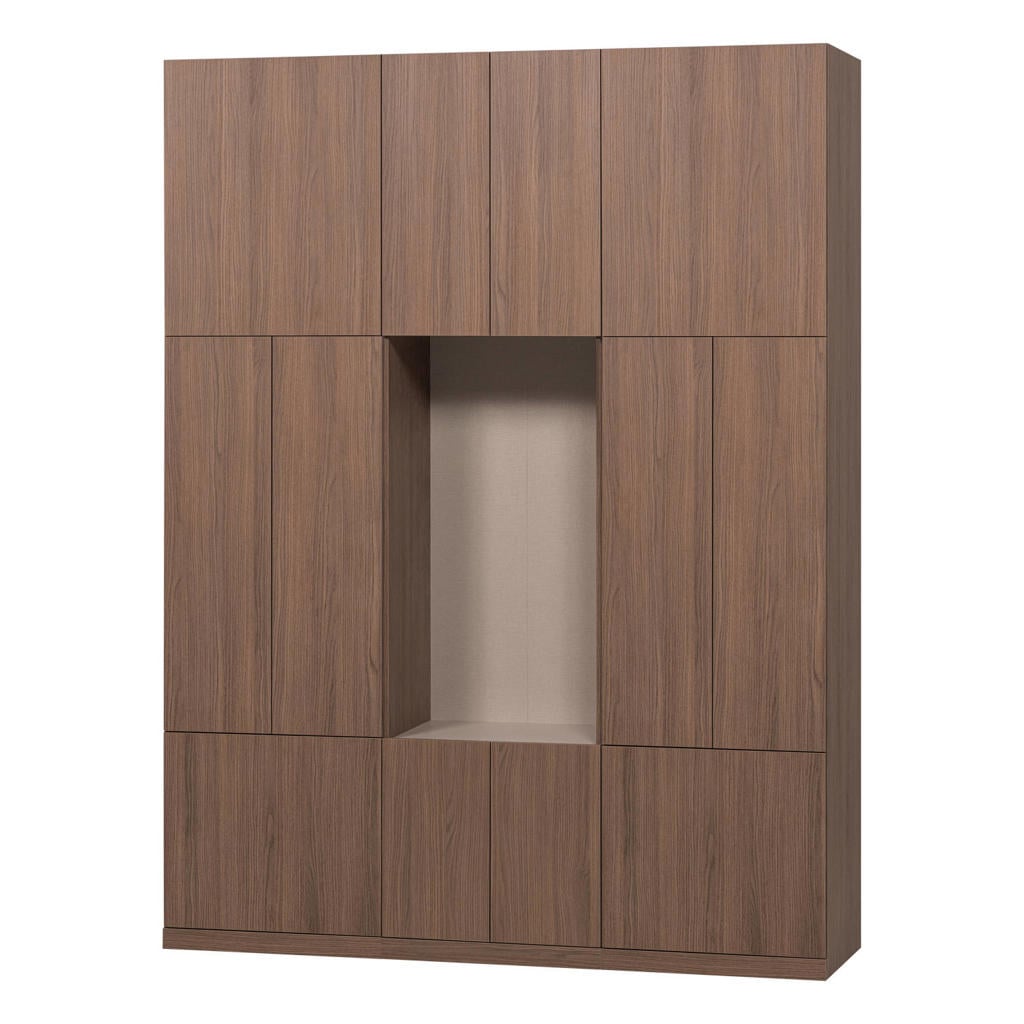 WOOOD Build Wandkast Combinatie 162 cm - Eiken Decor - Naturel