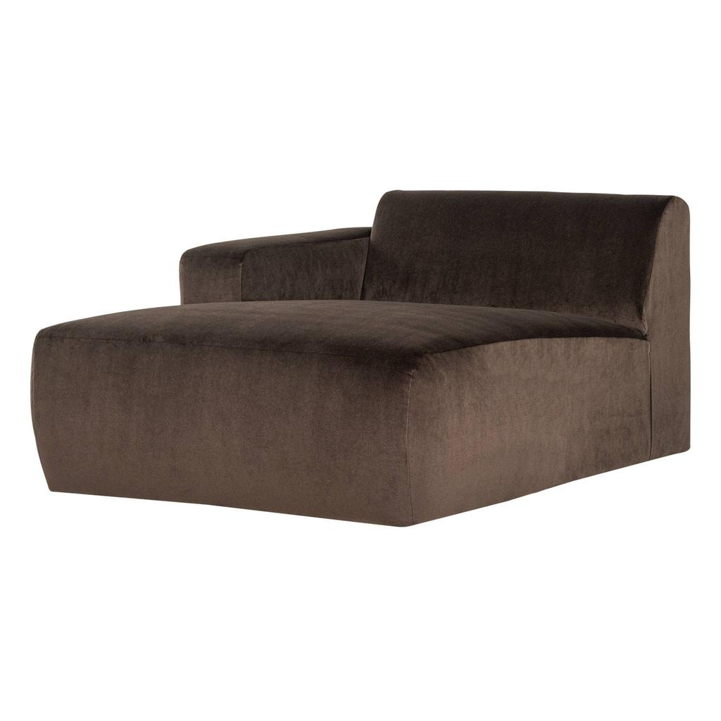 WOOOD WOOOD Mojo Base Chaise Longue Bank Links - Wollig - D.zand