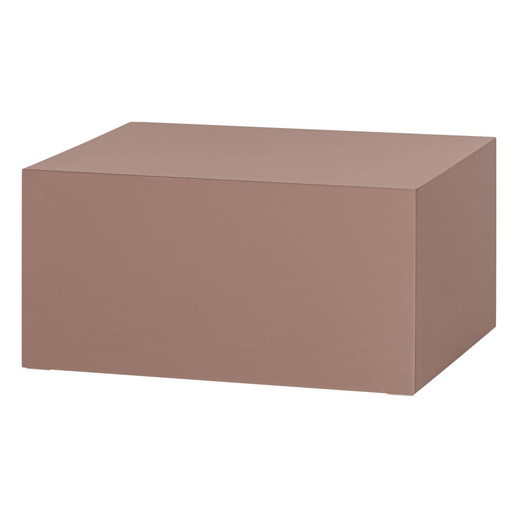 WOOOD Savo Salontafel - MDF Hoogglans - Mokkabruin - 40x80x60