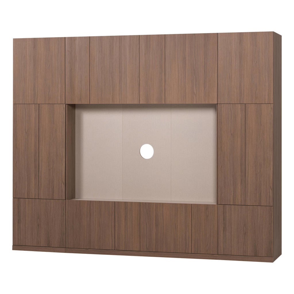 WOOOD Build Wandkast Combinatie 268 cm - Eiken Decor - Naturel