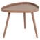 WOOOD Mae Bijzettafel - Grenen/MDF - Sepia - 40x61x50