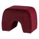 WOOOD Lucen houten poef - rood