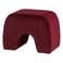 WOOOD WOOOD Lucen Poef - Velvet - Bordeauxrood - 40x54x37