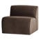 WOOOD WOOOD Mojo Base 1-zits Bank - Velvet - Bruin - 74x84x97