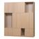 WOOOD Build Wandkast Combinatie 188 cm - Eiken Decor - Naturel