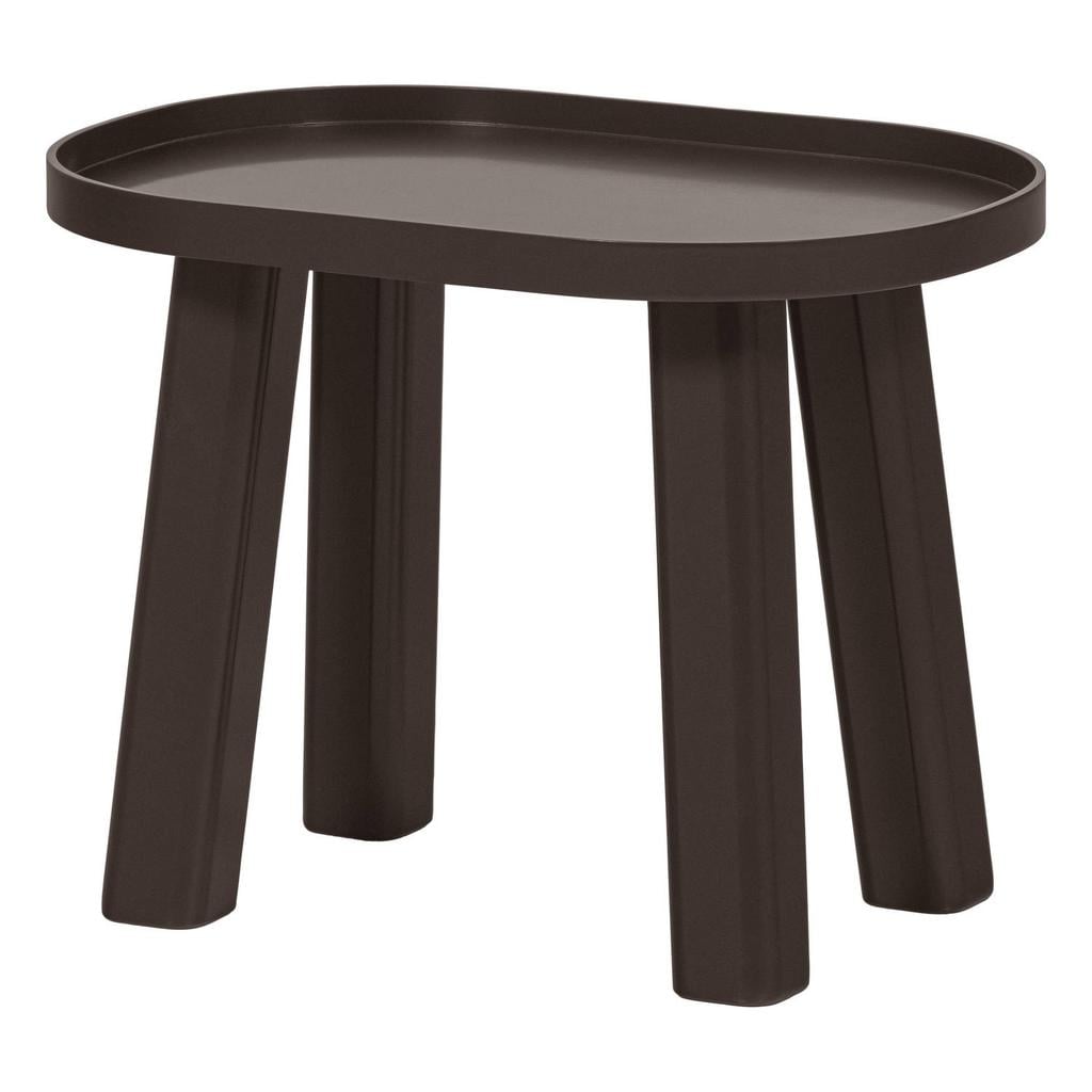 WOOOD WOOOD Mosa Bijzettafel - Hout - Donkerbruin - 46x60x41