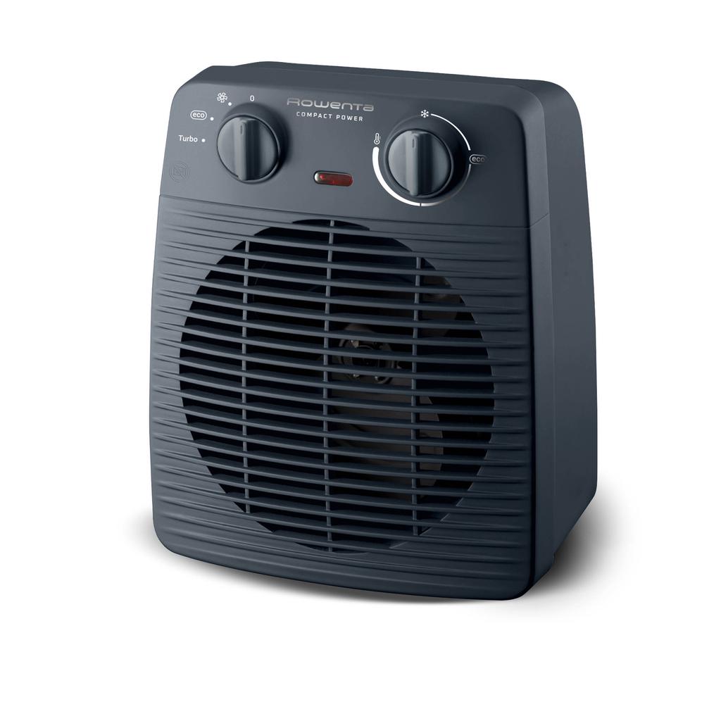 Rowenta Compact Power, Compacte ventilator kachel, ECO stand, Instelbare temperatuur SO2211