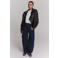 Refined Department imitatieleren bikerjas met ceintuur - donkerbruin