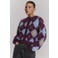 Refined Department gebreid geruit vest - paars