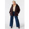 MS Mode Plus Size winterjas - donkerrood