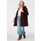 MS Mode Plus Size regenjas - donkerrood